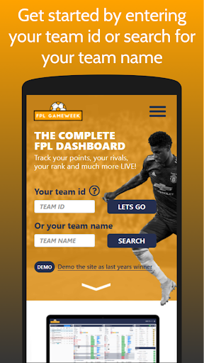 Android application FPL Gameweek screenshort