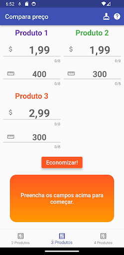 Compara Preço Screen 3