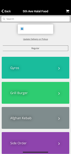 Android application The Metropolitan Dining screenshort