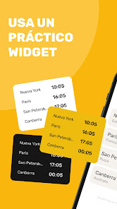 Screenshot 1 Reloj Mundial Widget android