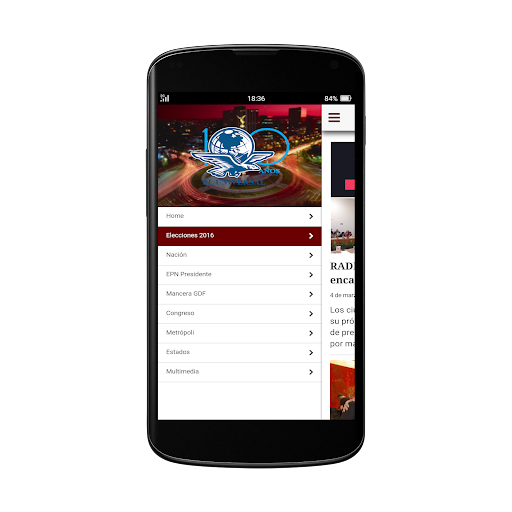 Android application Red Política screenshort