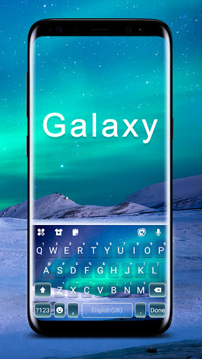 Android application North Lights Galaxy Keyboard B screenshort
