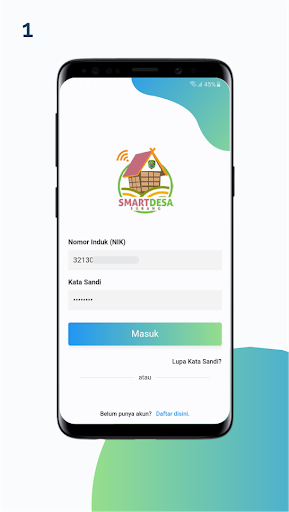 Android application Smart Desa Subang screenshort