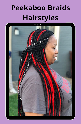 Peekaboo Braids Hairstyles