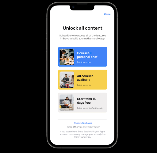 App preview