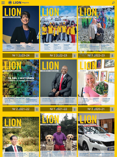 Android application LION Magazine Norge screenshort