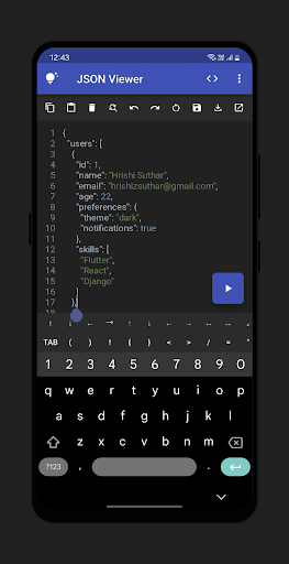 App preview