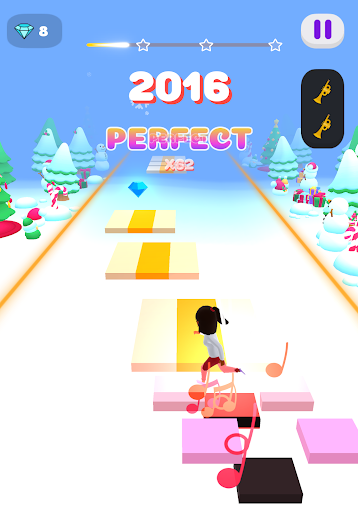 Screenshot of Melody Run - Cute Popcat Music
