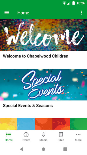 Android application Chapelwood Children screenshort