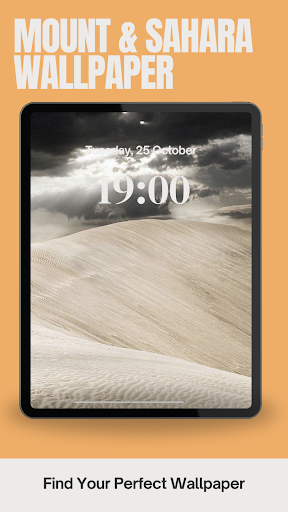 Mountain and Sahara Wallpaper