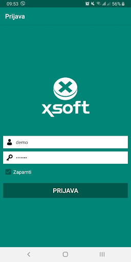 Android application xIsporuka screenshort