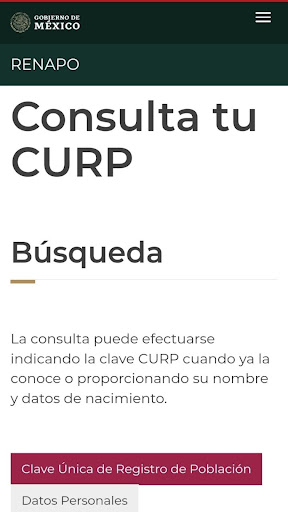 Curp Actualizada - Descargar