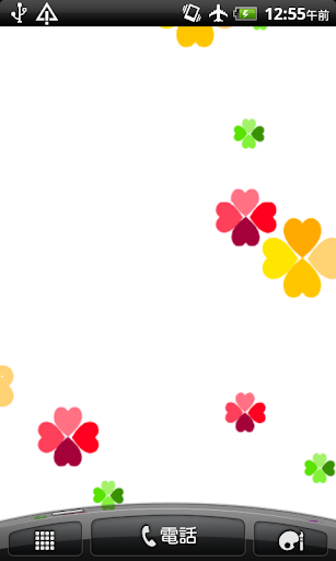 Android application クローバーの泉　ライブ壁紙 screenshort
