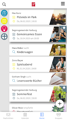 Android application Segensgemeinde Harburg screenshort