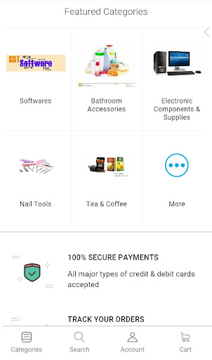 Android application Oz Supermarkets screenshort