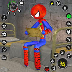 Spider Stick Hero Prison Break MOD