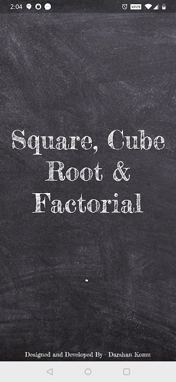 Square, Cube, Root & Factorial - 1.0.0 - (Android)