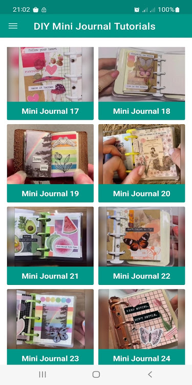 DIY Mini Journals Tutorial - 30.0.9 - (Android)