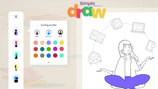Simple Draw Pro - Draw and Paint Tool Screenshot