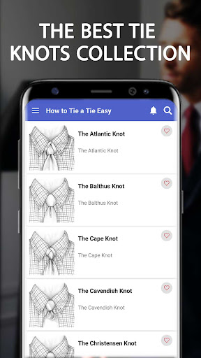 Android application How to Tie a Tie Easy screenshort