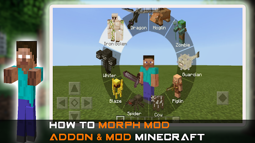 Screenshot 1 Morph Mod Addon for Minecraft android