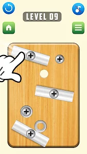Wood Nuts Bolts Game Puzzle