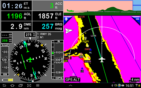 FLY is FUN Aviation Navigation Screenshot