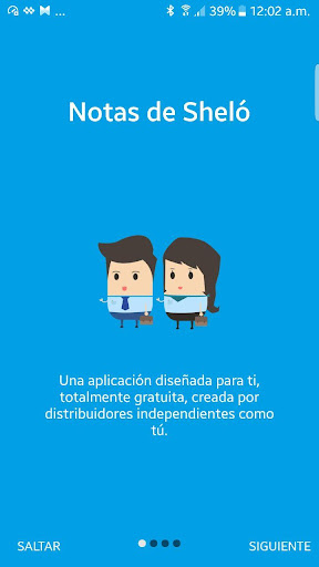 Android application Notas de Sheló screenshort