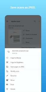 Adobe Scan: PDF Scanner, OCR Varies with device APK screenshots 2