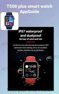 T500 plus smart watch AppGuide
