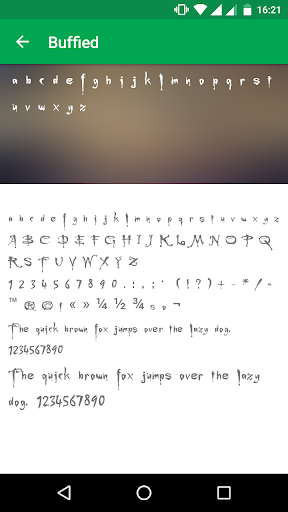 Zombie Fonts for FlipFont Screen 2