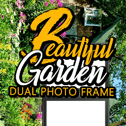Beautiful Garden Double Photo Frame Application