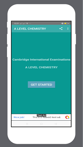 Android application A LEVEL CHEMISTRY screenshort