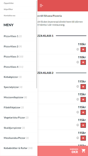 Silvana Restaaurang Screen 2
