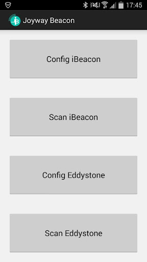 Android application Joyway Beacon screenshort