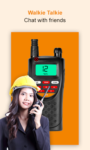 Android application Walkie Talkie App: video call screenshort