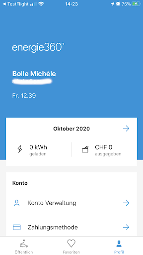 Android application easycharge screenshort