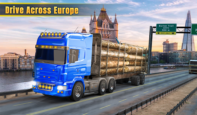 #4. Truck Simulator 2022: Europe (Android) By: Origin Gaming Studio