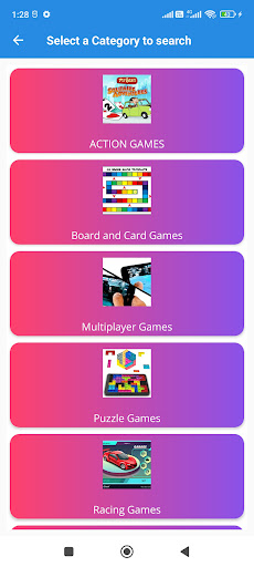 Android application Romeo Games Play All Games screenshort