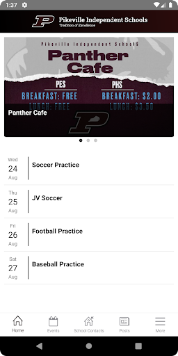 Android application Pikeville Independent Schools screenshort