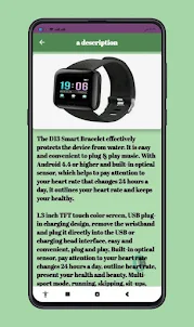 D13 Smart Watch Guide