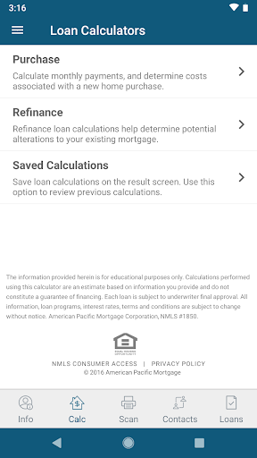 Screenshot of Granite Home Loans