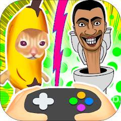 Skibidi Toilet War: Banana Cat icon