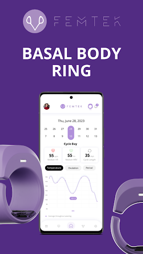 Android application Femtek Cycle Tracker screenshort