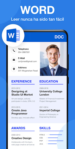 Lector de documentos: PDF,Word