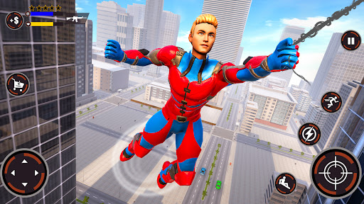 Flying SuperHero City Gang War