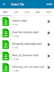 Captura 13 Conversor de MP3 (música wma)​ android