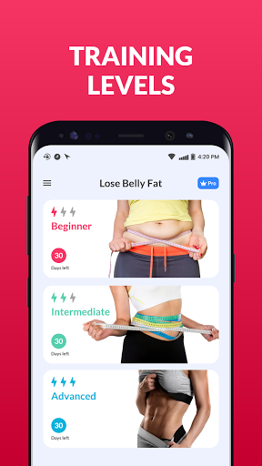 Lose Belly Fat 30 Days: Women Screenshot 1 - AppWisp.com