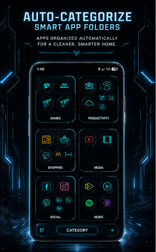 Jarvis Scifi: Epic Launcher screenshot 3
