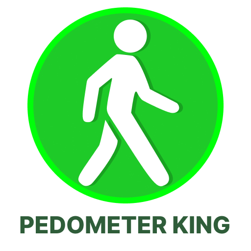 Logo Pedometer King - Step Counter